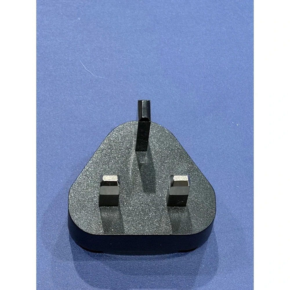 UK 3-Pin AC Wall Plug Adapter Duckhead for Power Bricks Type G Black